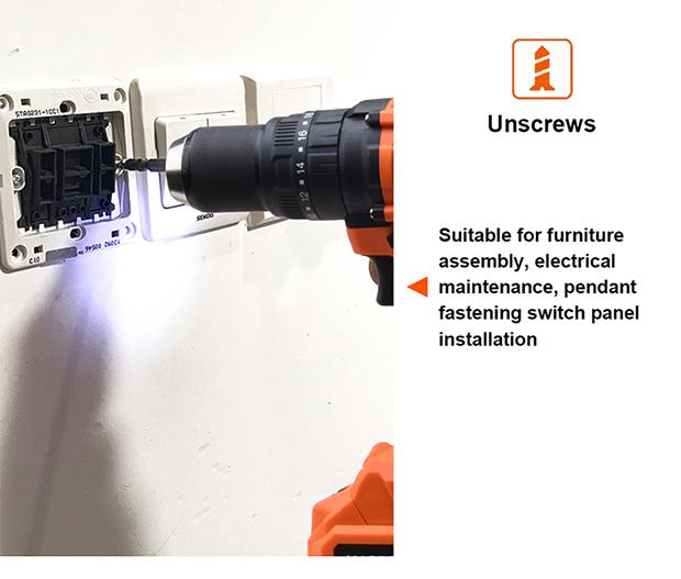 20V Brushless Cordless Impact Drill
