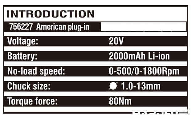 20V Brushless Cordless Impact Drill