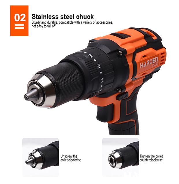 20V Brushless Cordless Impact Drill