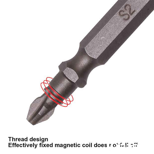 10Pcs PH2X100 S2 Screwdriver Bits Set