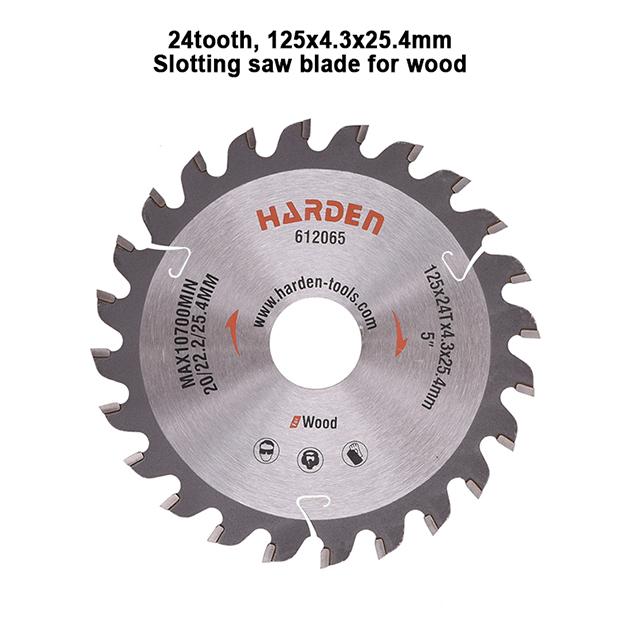 125mmx24tooth Slotting saw blade for wood