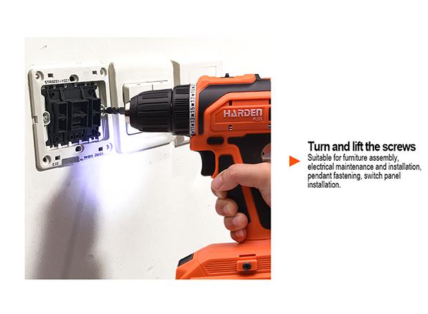 20V Cordless Drill (with 2pcs batteries and nylon bag)