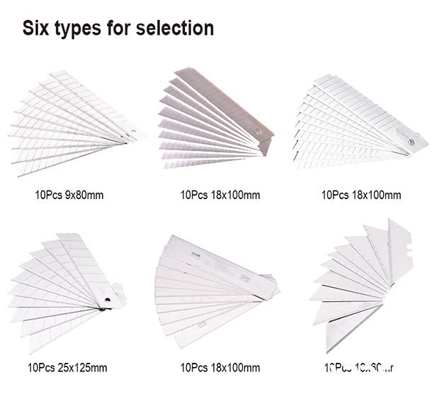 10Pcs 18x100mm Knife Blades
