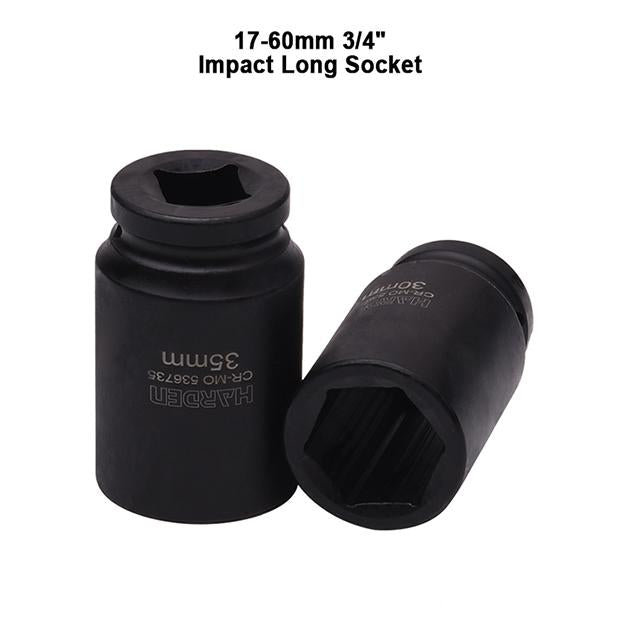 17MM-60MM 3/4" Impact Long Socket