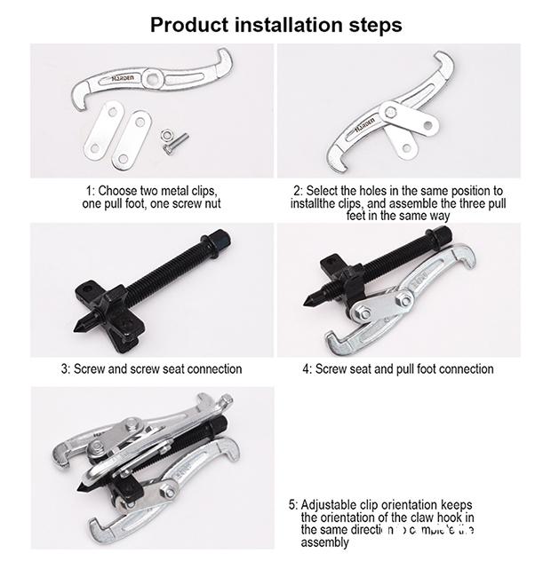2 in 1 2&3 Three Jaws Gear Puller