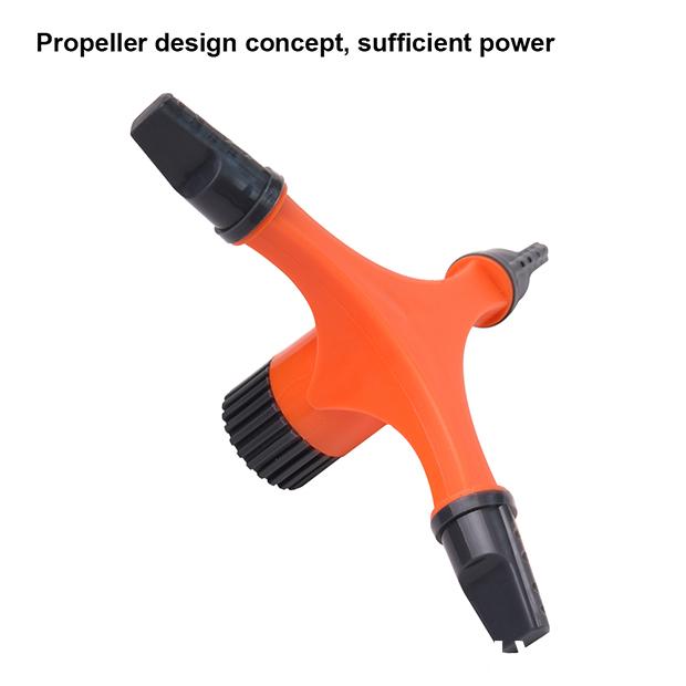 3 Arm Rotary 360 Degree Irrigation Sprinkler