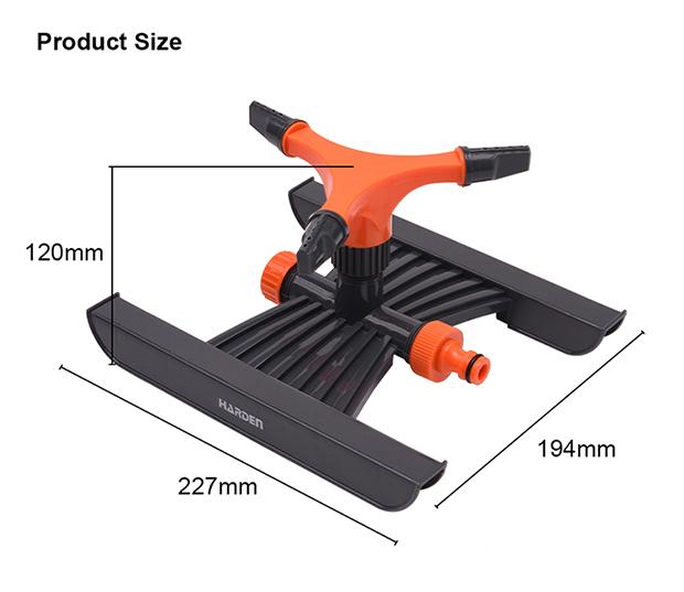 3 Arm Rotary 360 Degree Irrigation Sprinkler