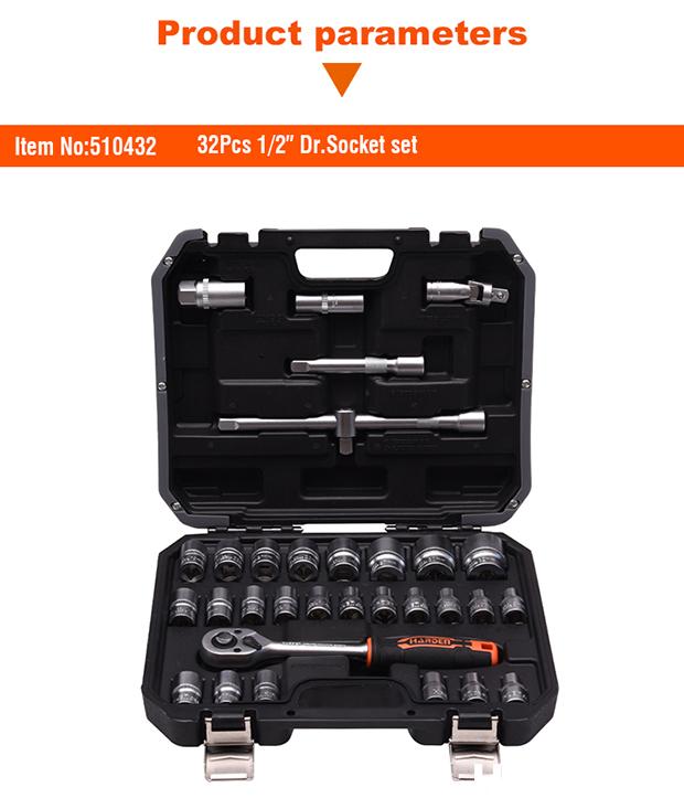 32Pcs 1/2 " Dr.Socket set