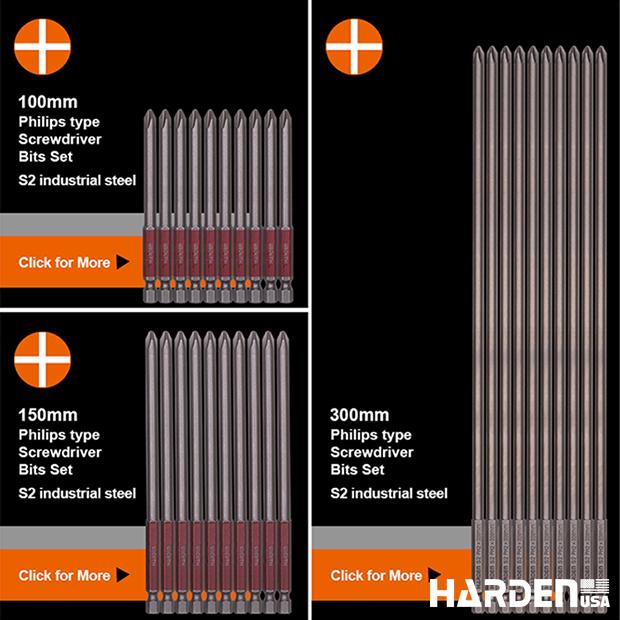 10Pcs PH2x150mm Screwdriver Bits Set