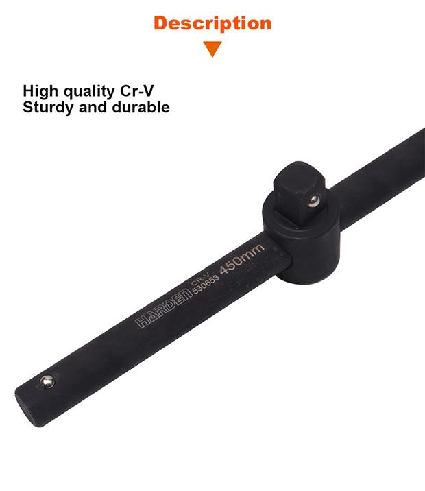 450mm 3/4" T Type Sliding Bar