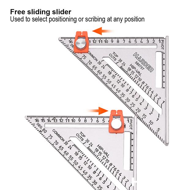 7"/178mm Multi-purpose Triangle Square