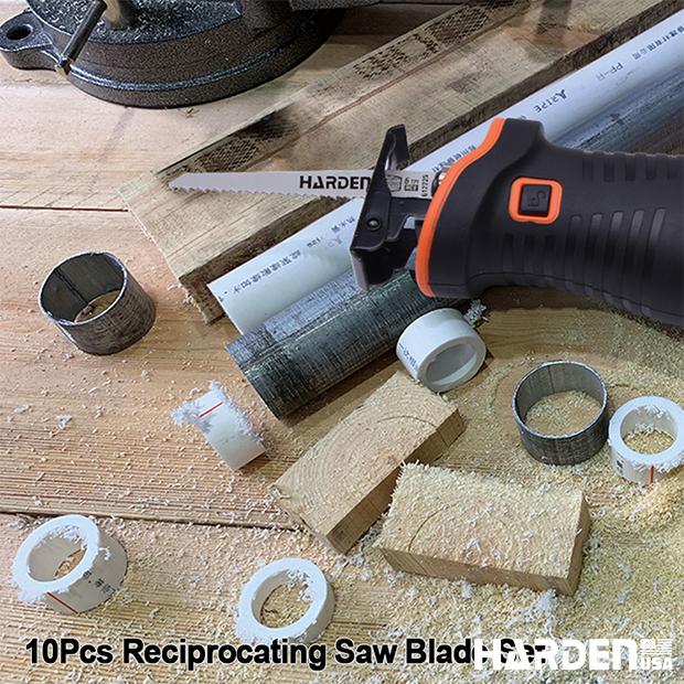 10Pcs Reciprocating Saw Blade Set