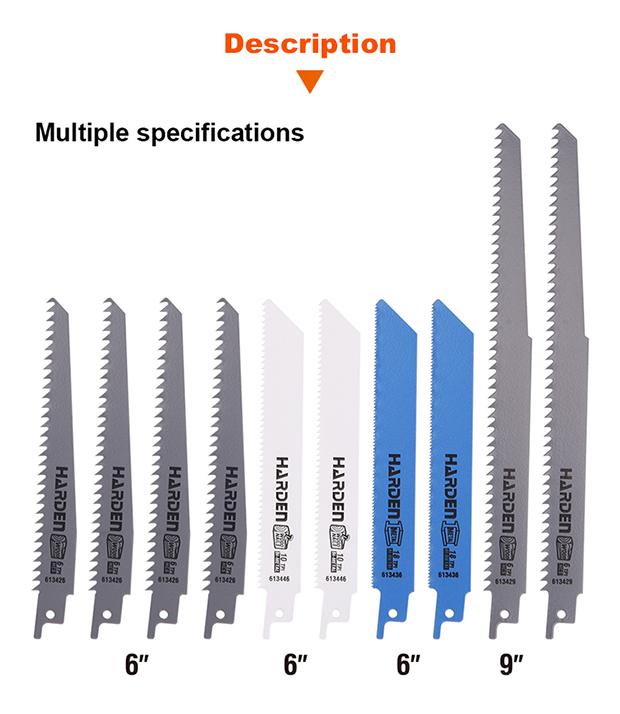 10Pcs Reciprocating Saw Blade Set