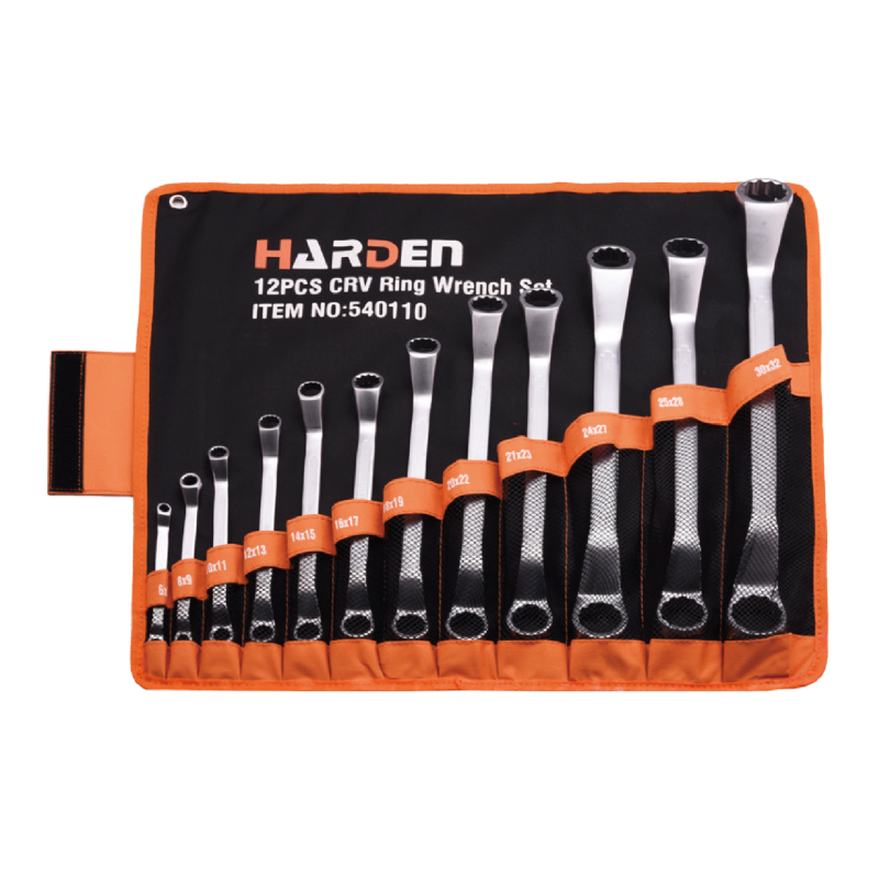 12Pcs Double Ring Spanner Set