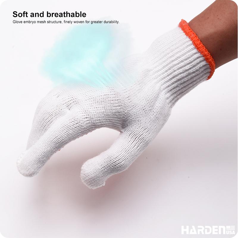 10Pcs Pvc Dots Working Gloves