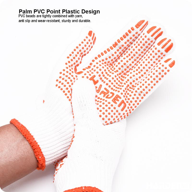 10Pcs Pvc Dots Working Gloves