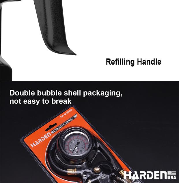 0-200psi Oil-immersed Tire Pressure Gauge