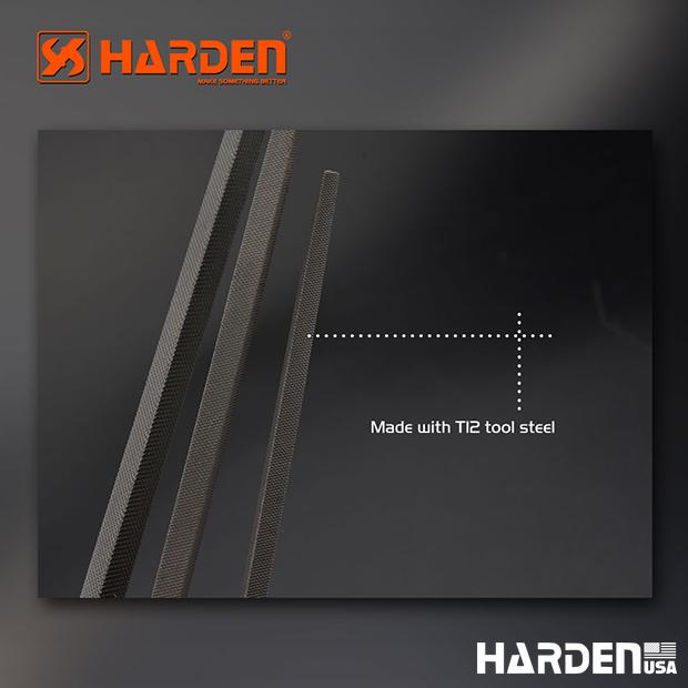 Square second cut file with soft handle