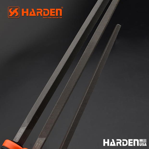 Square second cut file with soft handle
