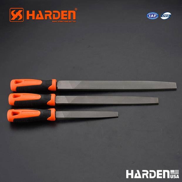 Flat smooth file with soft handle