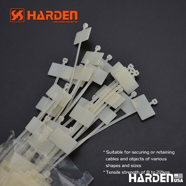 Professional White Cable Tie With Lable