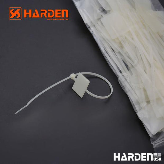 Professional White Cable Tie With Lable
