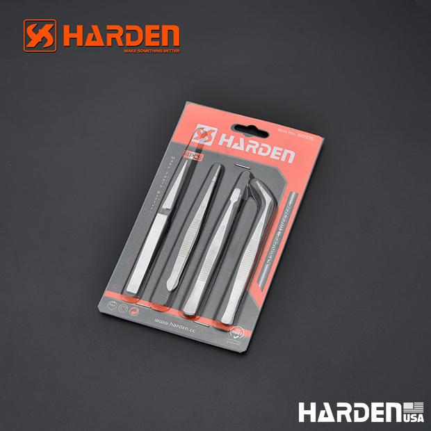 4Pcs Staless Tweezers Set