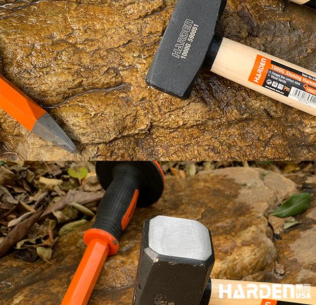 Stoning Hammer With Wood Handle