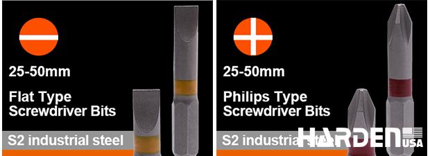 Hex Key Type Screwdriver Bits Set