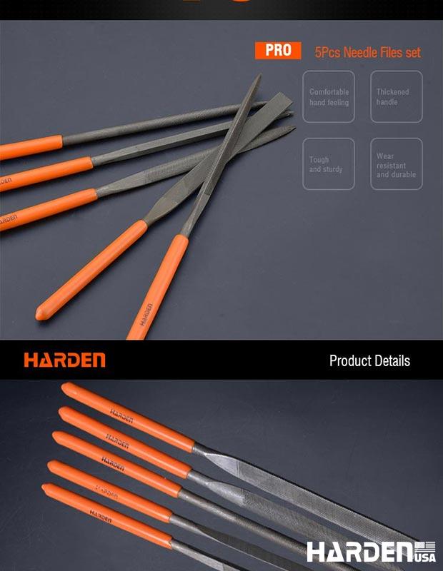 5X185mm 5Pcs Needle File Set