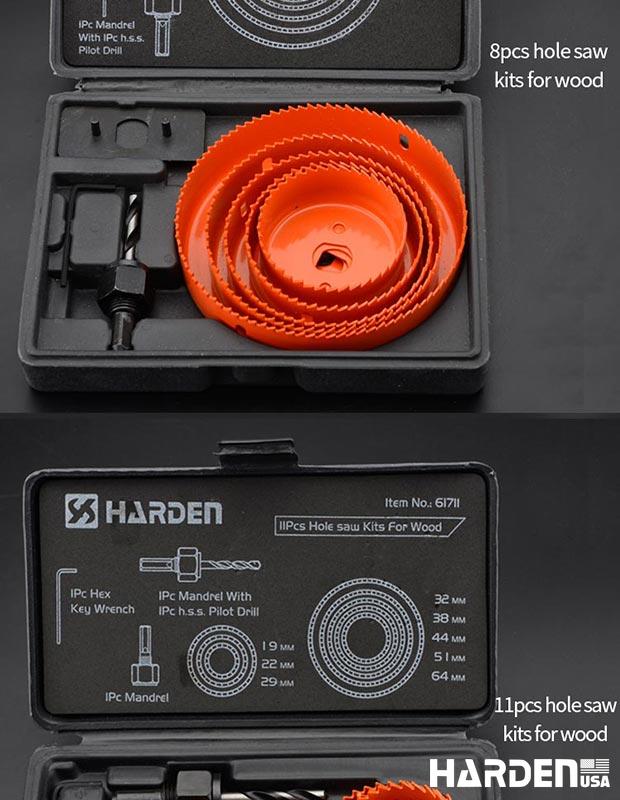 16Pcs Hole saw Kits For Wood