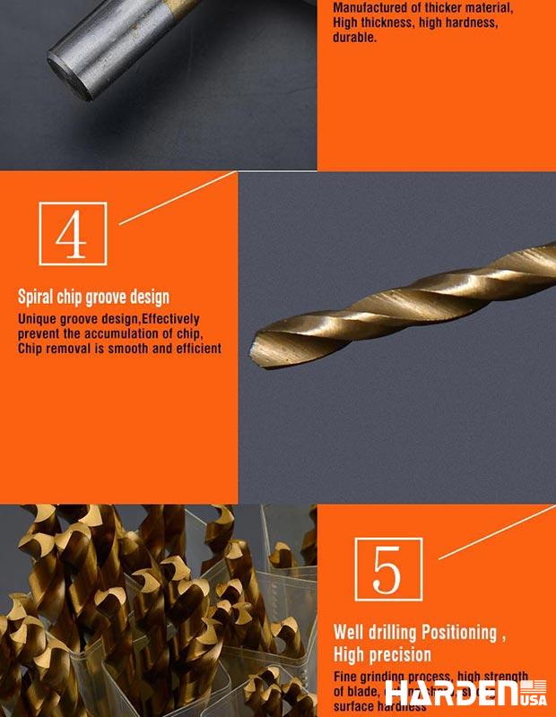 Professional HSS M2 or M35 Straight Shank Twist Drill