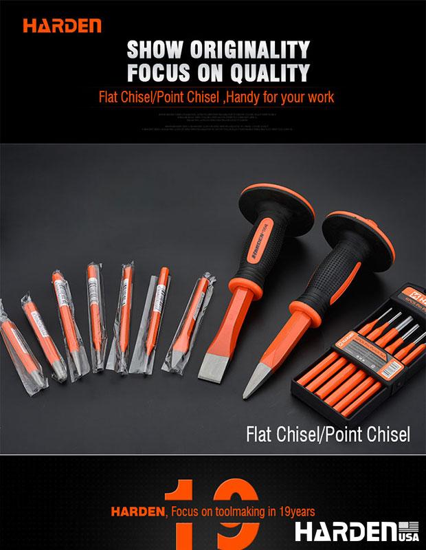 19x250mm Point Chisel TPR Handle