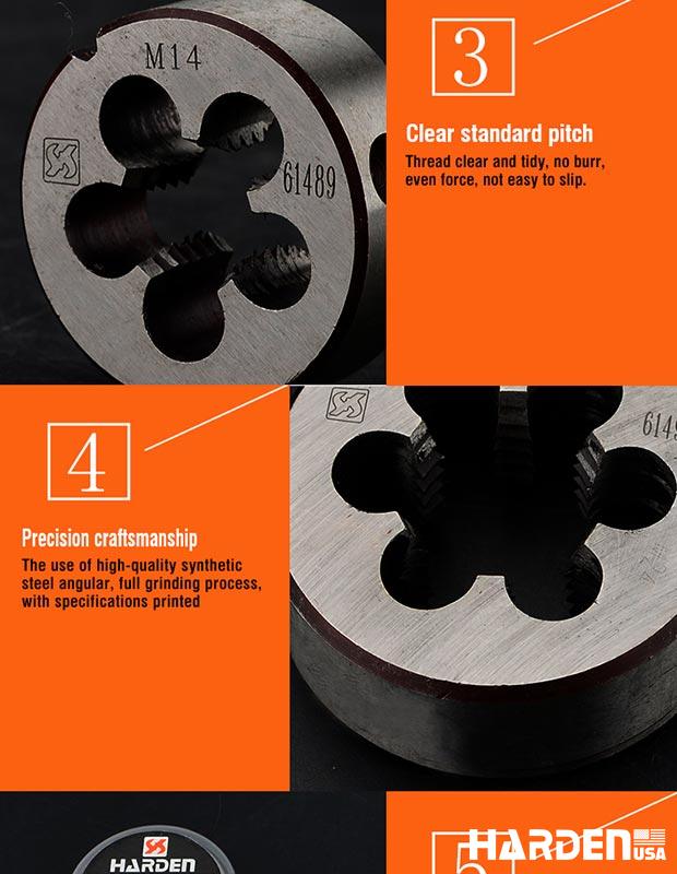 Professional Metric Round Die