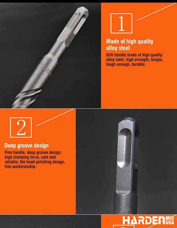 Professional Square Shank Electric Hammer Drill Bit