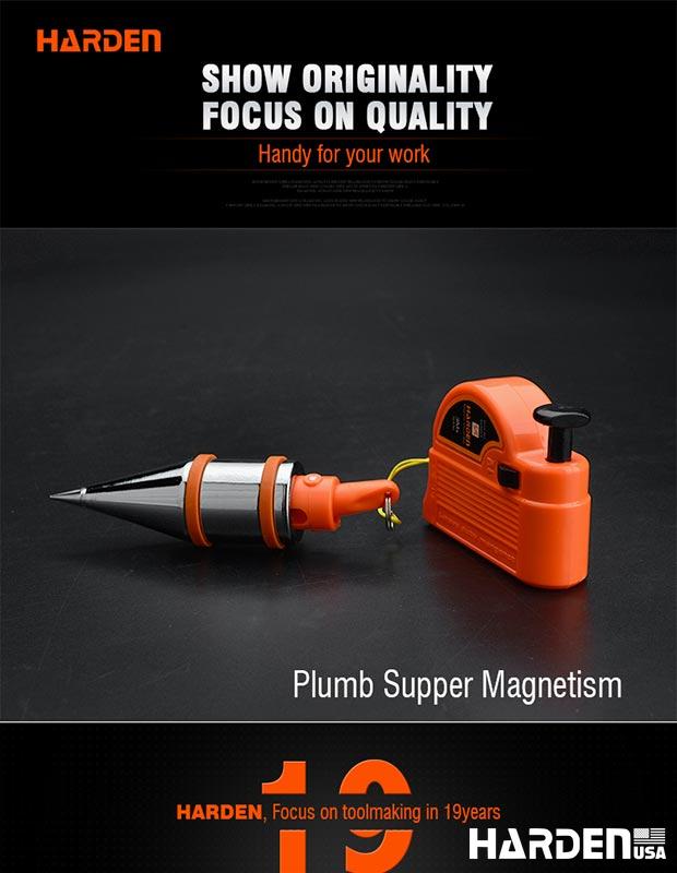 6M x 400G Magnetic Plumb Bob