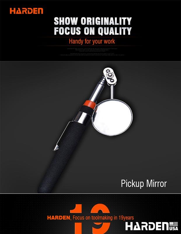 175-490mm Telescopic Shaft Inspection Mirror