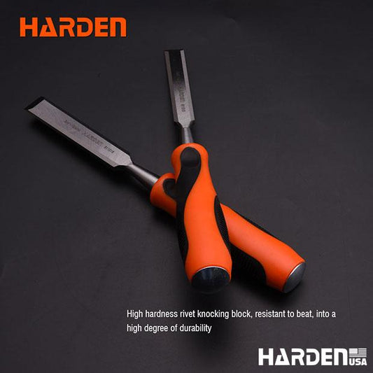 4Pcs Orange black handle wood chisel set