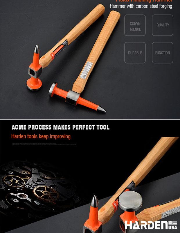 318X145X39mm Pick & Finishing Hammer