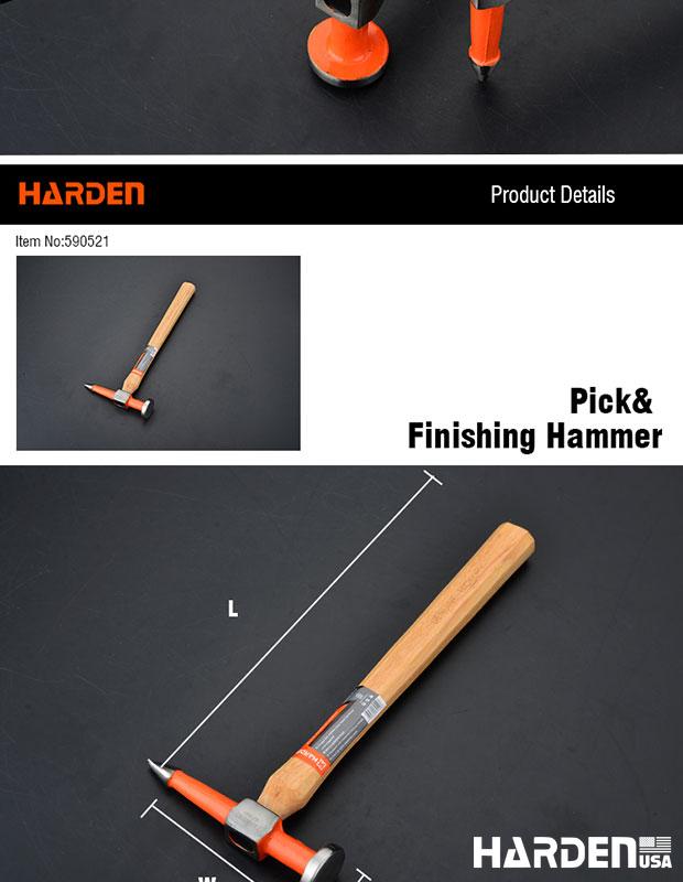 318X145X39mm Pick & Finishing Hammer