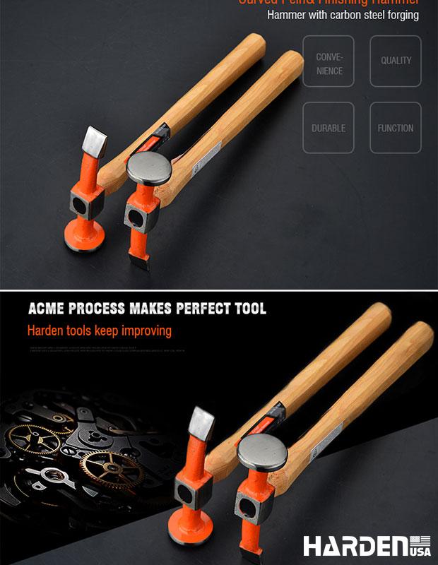 318X140X39mm Curved Pein & Finishing Hammer
