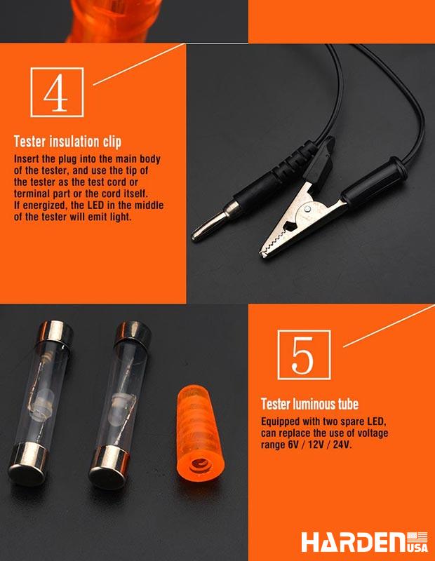 6V/12V/24V Auto Circuit Tester