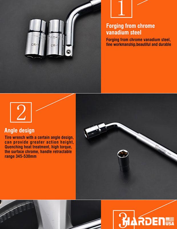 17/19mm,21/23mm L Type Cr-v Wrench