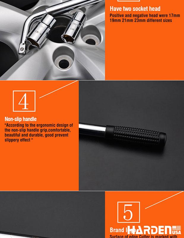 17/19mm,21/23mm L Type Cr-v Wrench