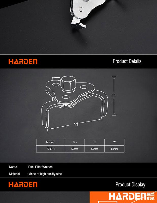 60*85mm Dual Filter Wrench