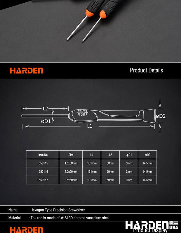 Hexagon Precision Screwdriver