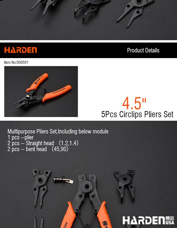 5Pcs Circlips Pliers Set