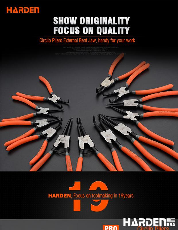 Circlip Plier External Bent Jaw