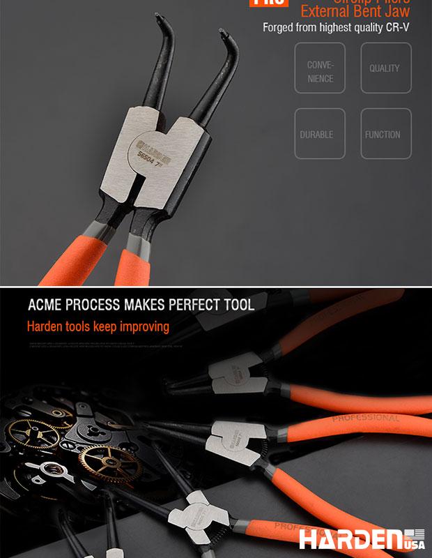 Circlip Plier External Bent Jaw