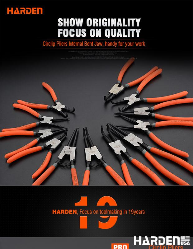Circlip Plier Internal Bent Jaw